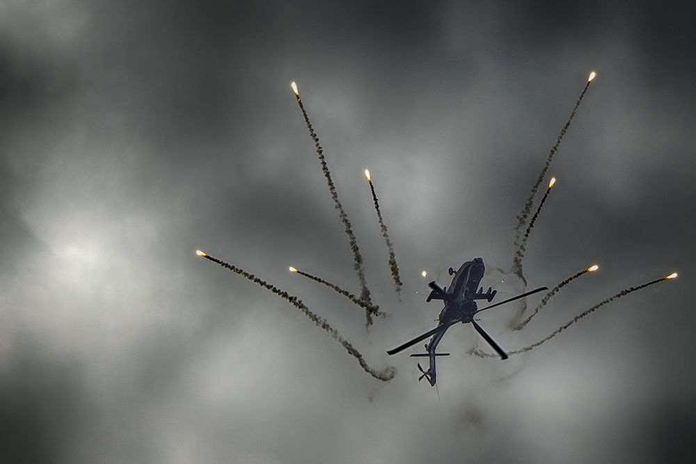 Apaches Fireworks art print by Orion for $57.95 CAD