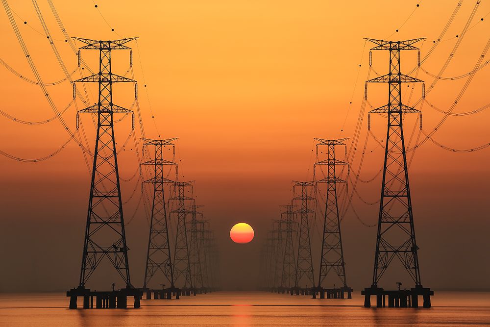 Power Line art print by Tiger Seo for $57.95 CAD