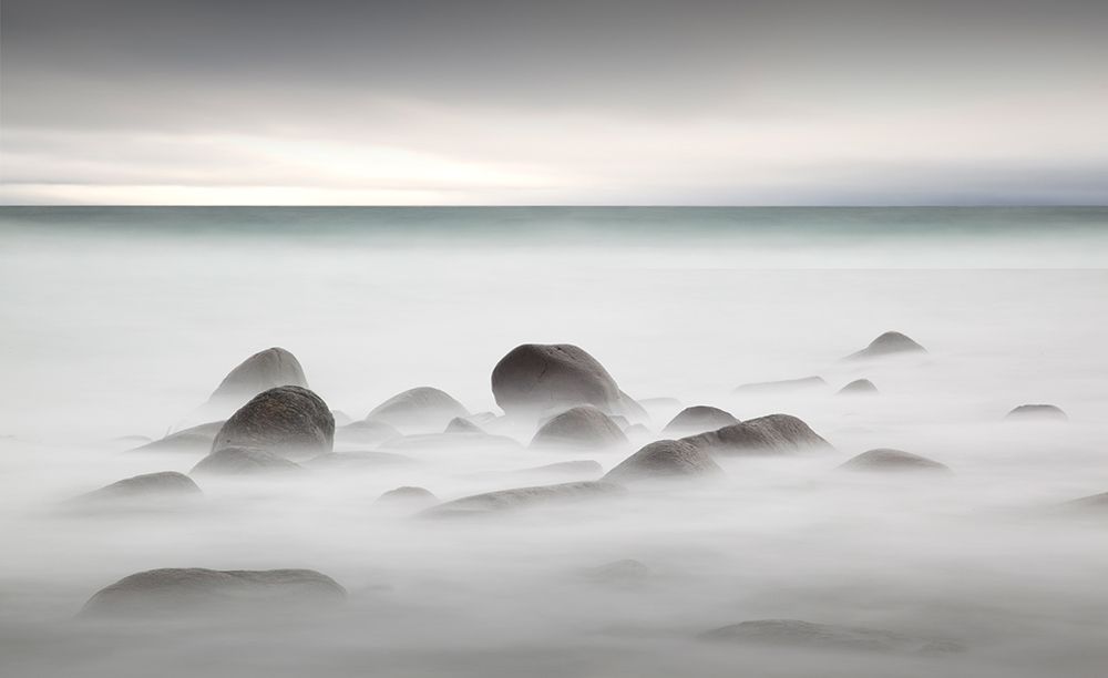 Rocks at Uttakleiv beach art print by Robbert Mulder for $57.95 CAD