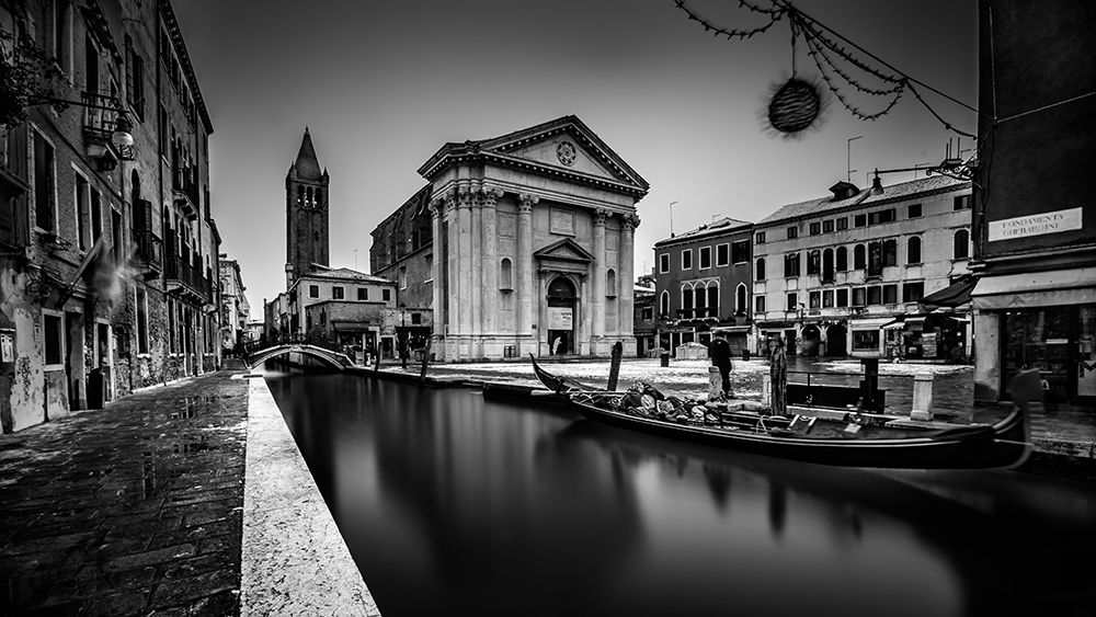 Gondola At Campo San Barnaba, Venice art print by Sven Kohnke for $57.95 CAD