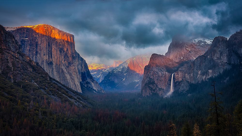 The Yin And Yang Of Yosemite art print by Michael Zheng for $57.95 CAD