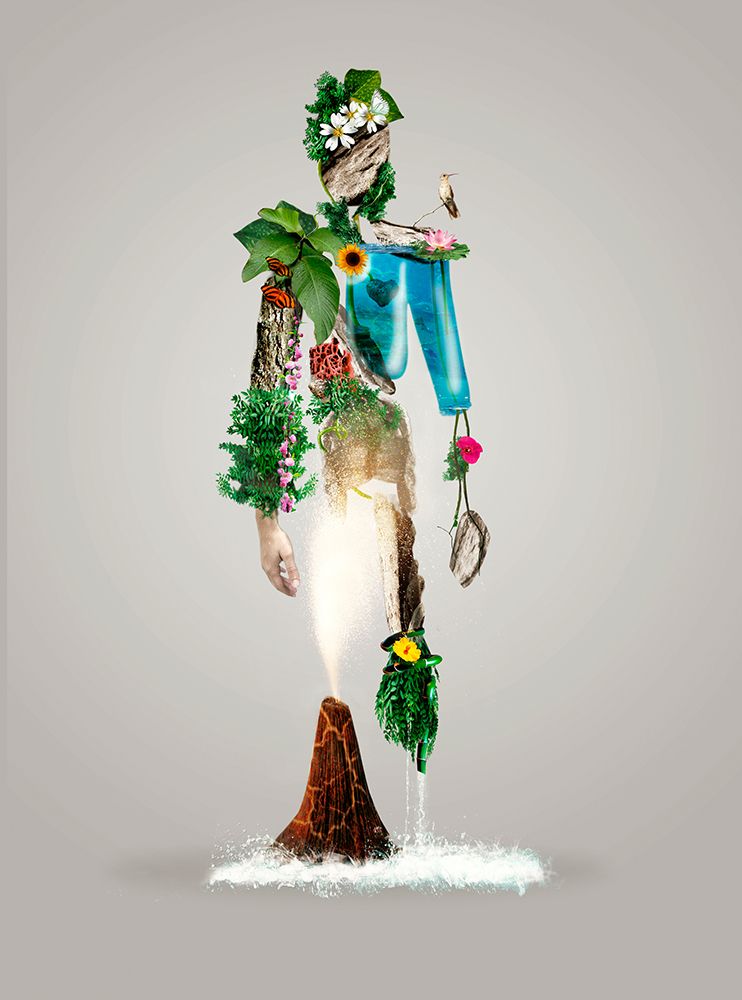 The Fantasy Nature Man art print by Wanda D Onofrio for $57.95 CAD