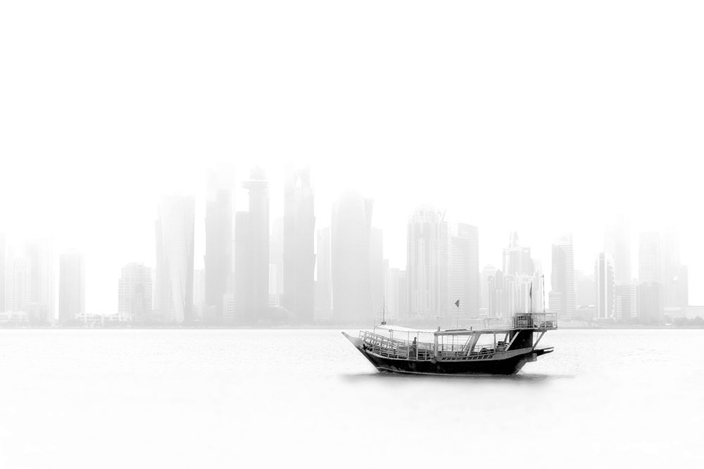 Lonely Boat art print by Ahmed Lashin for $57.95 CAD
