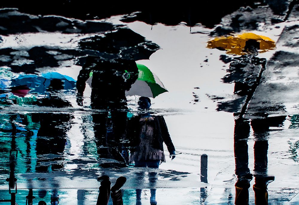 Walk on the rain art print by Ekkachai Khemkum for $57.95 CAD