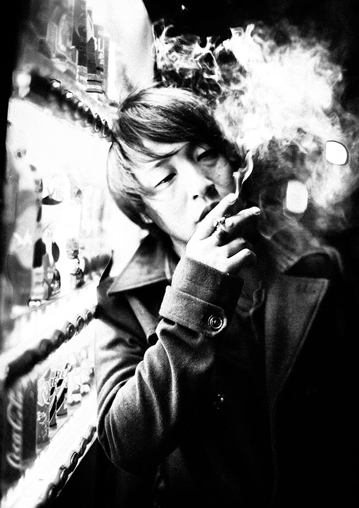Smoking art print by Toru Matsunaga for $57.95 CAD