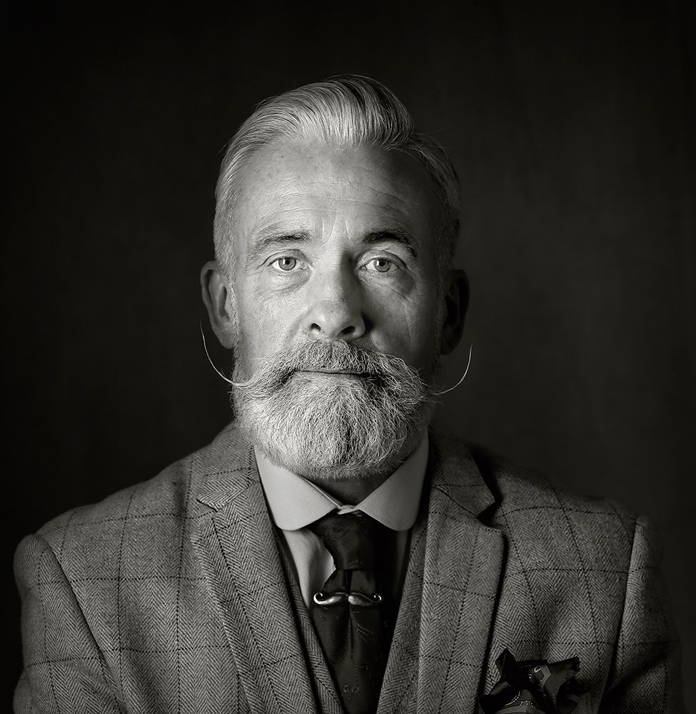 Man With A Tash art print by Hugh Wilkinson for $57.95 CAD