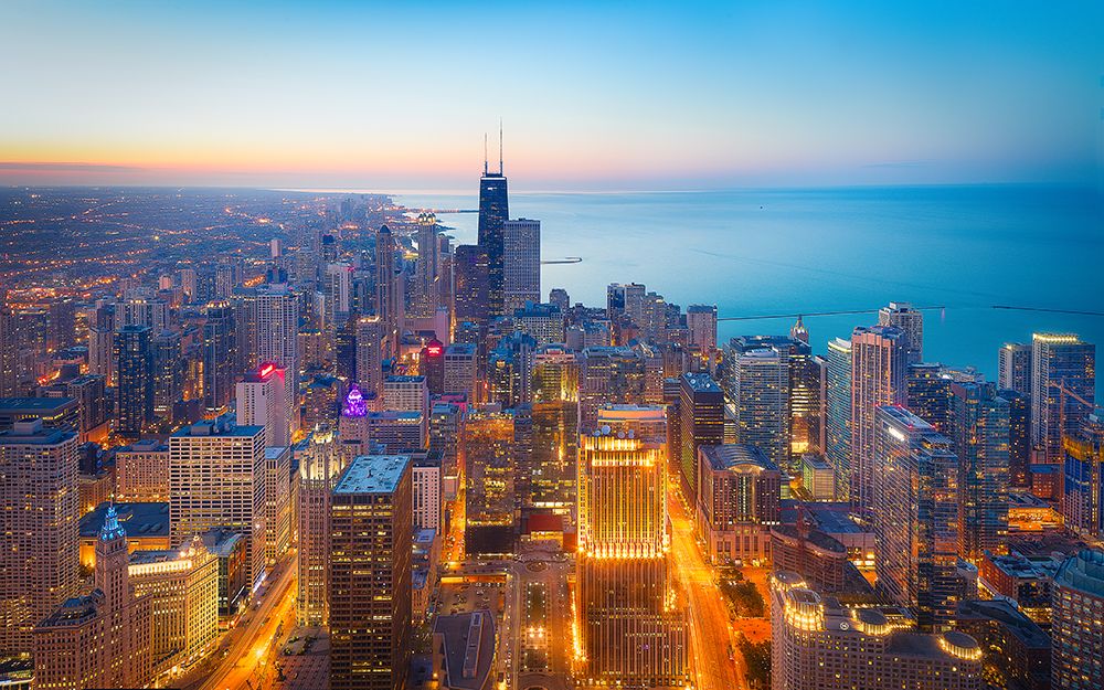 The Magnificent Mile art print by Michael Zheng for $57.95 CAD