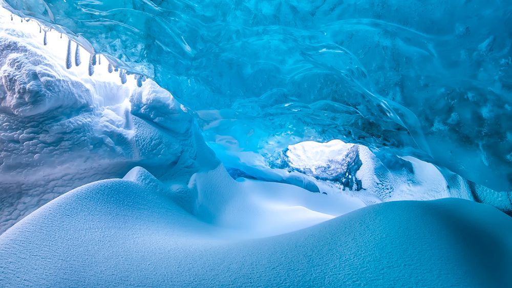 Ice Cave art print by Alex Lu for $57.95 CAD