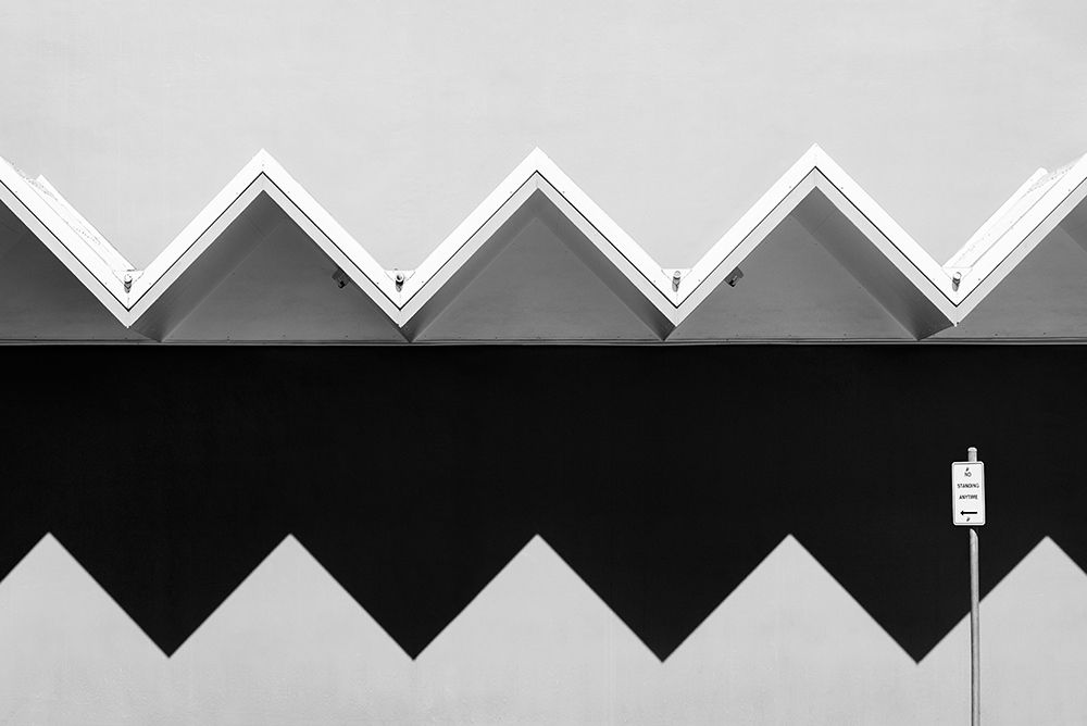 Zig Zag Shadow art print by Jacqueline Hammer for $57.95 CAD