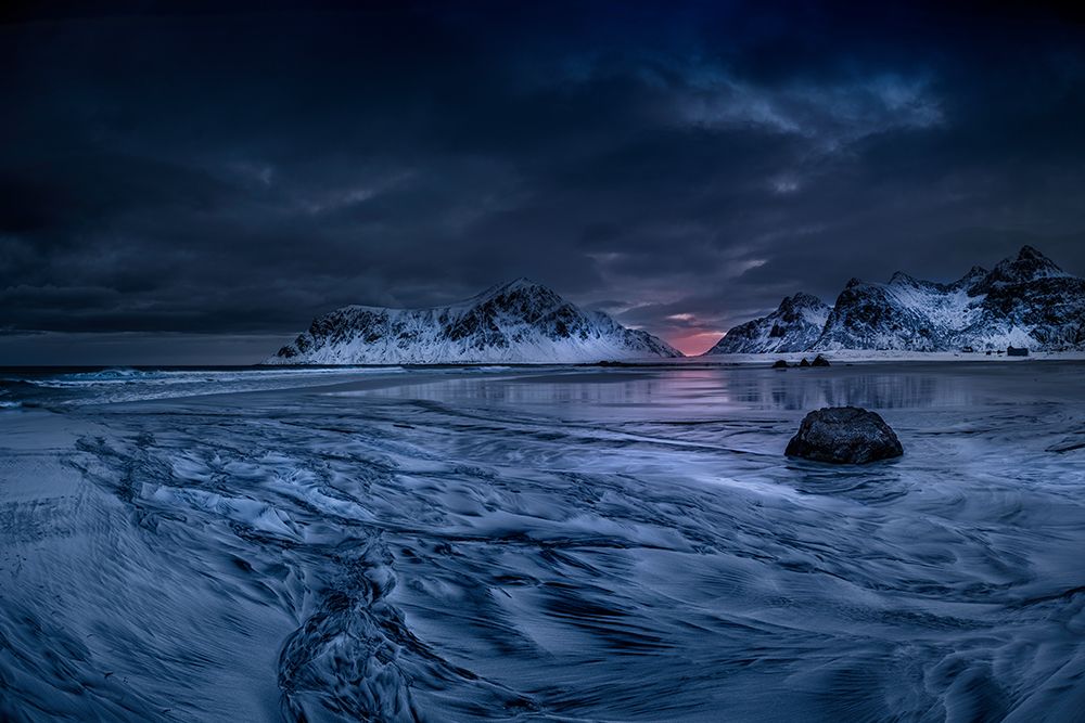 Skagsanden Beach Lofoten art print by Ronny Olsson for $57.95 CAD