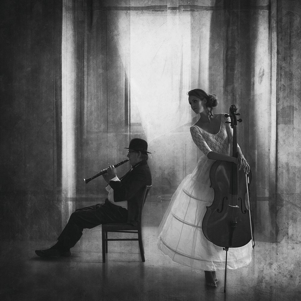 Pause For Cello art print by Roswitha Schleicher-Schwarz for $57.95 CAD
