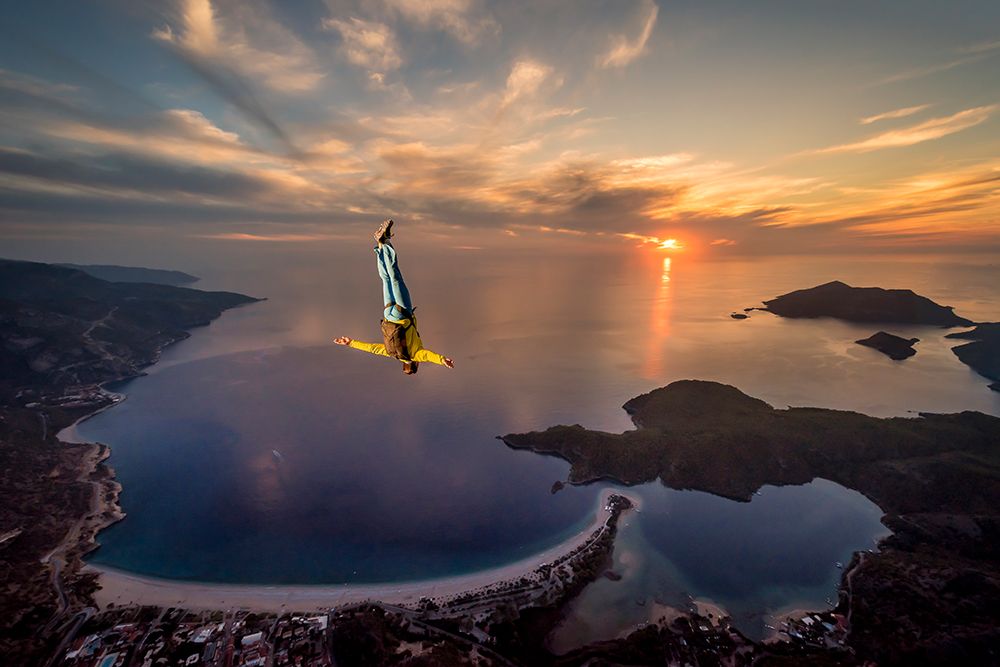 Freefalling With Guillaume Galvani art print by Tristan Shu for $57.95 CAD