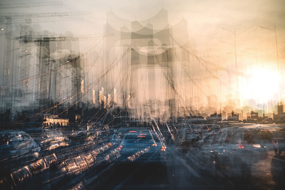 city art print by Old T for $57.95 CAD