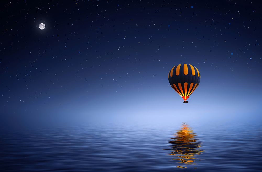 Air Ballon art print by Bess Hamiti for $57.95 CAD