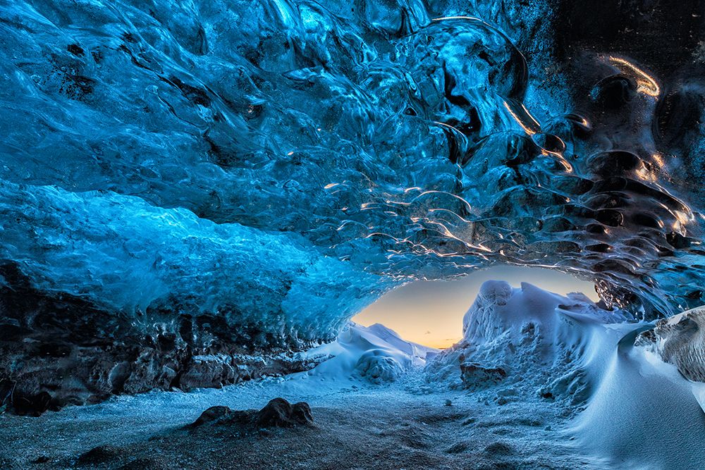 Crystal Cave art print by Bragi Kort for $57.95 CAD