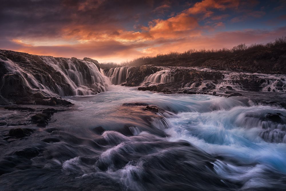 Blue Flow Ii art print by Carlos F. Turienzo for $57.95 CAD