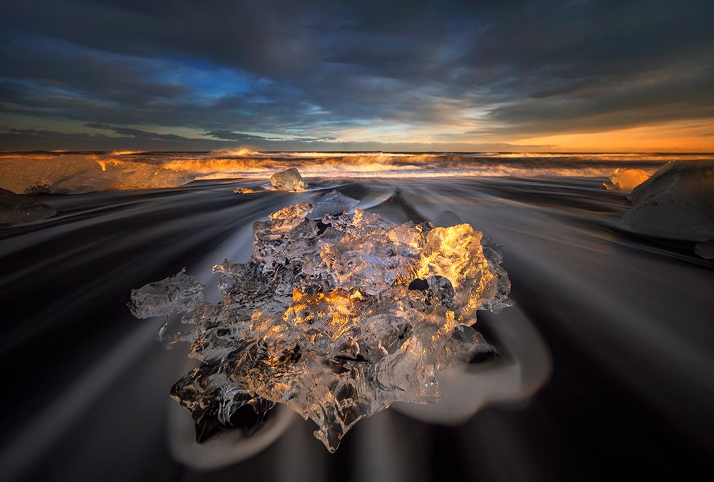 Jokulsarlon Diamond art print by Wojciech Kruczynski for $57.95 CAD