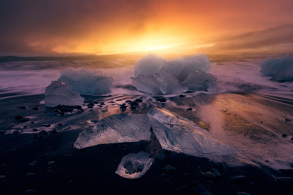 Jokulsarlonaas Sunrise Ii art print by Ivan Ferrero for $57.95 CAD