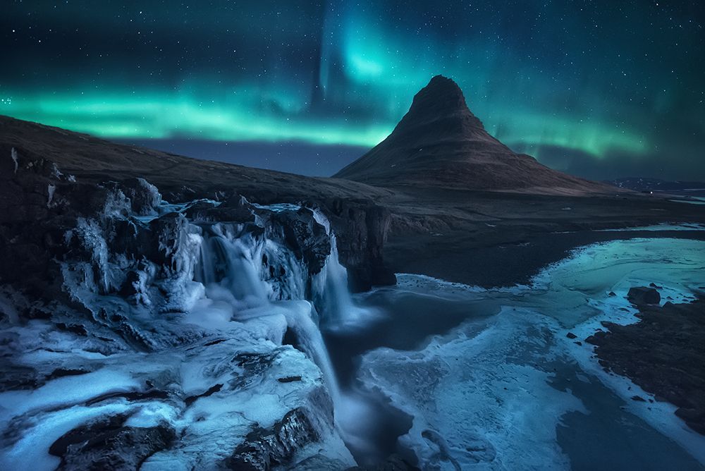Frozen Falls art print by Carlos F. Turienzo for $57.95 CAD