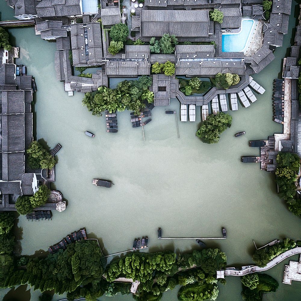 Millennium Ancient Town art print by Zhou Chengzhou for $57.95 CAD