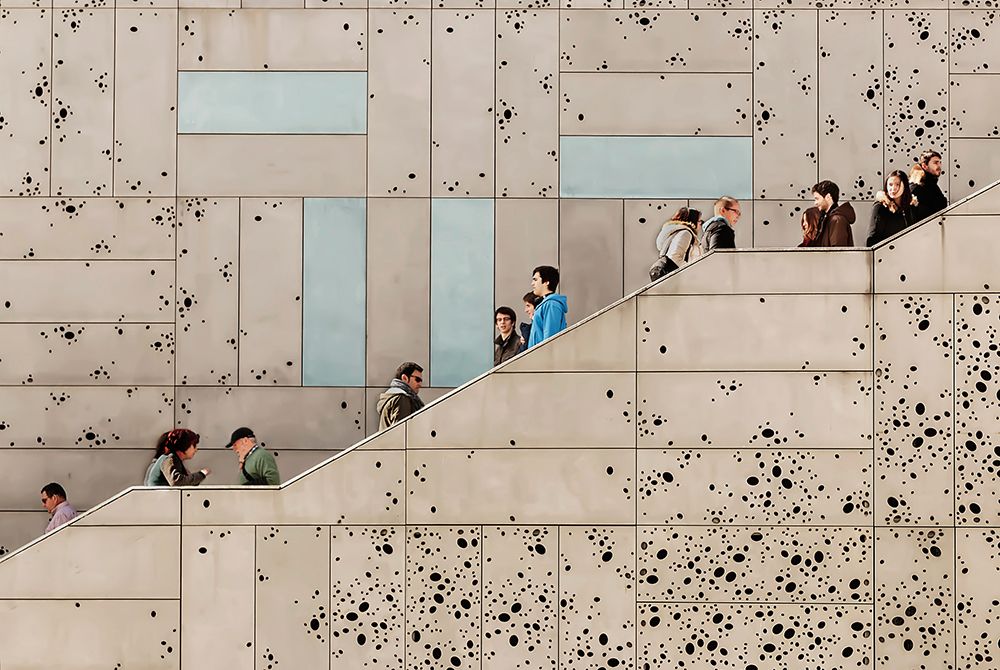 Going up...Going down... art print by Ritxard Perez for $57.95 CAD