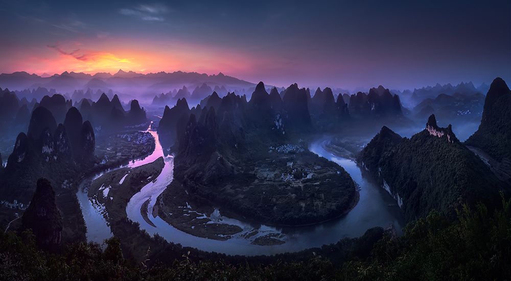 Good Morning From Damianshan - China art print by Jesus M. Garcia for $57.95 CAD