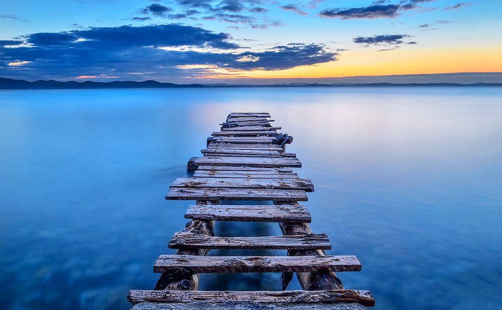 Pier art print by Srecko Jubic for $57.95 CAD