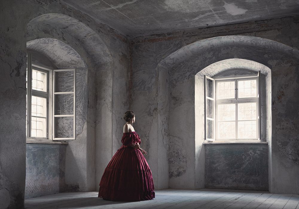 Red Gown art print by Magdalena Russocka for $57.95 CAD