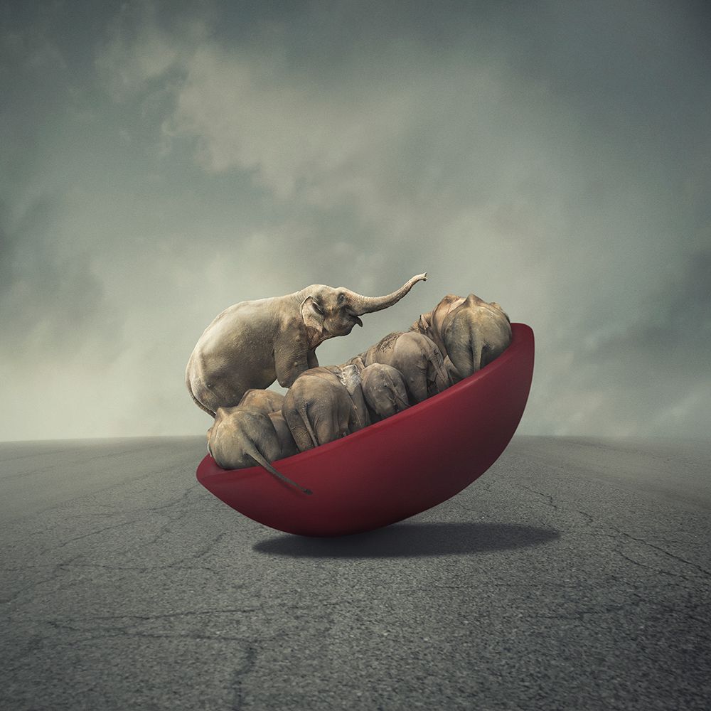 Life Is A Balance art print by Hardibudi for $57.95 CAD