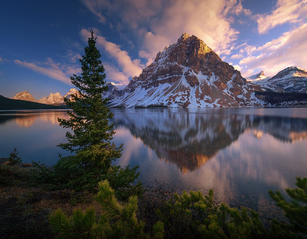 Atardecer En Bow Lake. art print by Juan Pablo De for $57.95 CAD