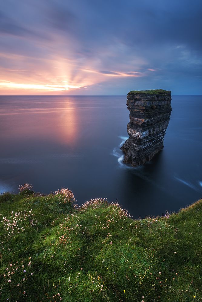 Ireland - Downpatrick Head art print by Jean Claude Castor for $57.95 CAD