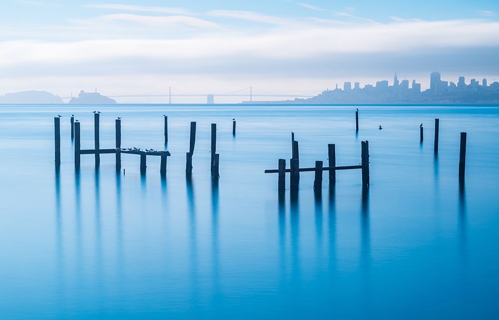The Old Pier Of Sausalito art print by Jonathan Zhang for $57.95 CAD