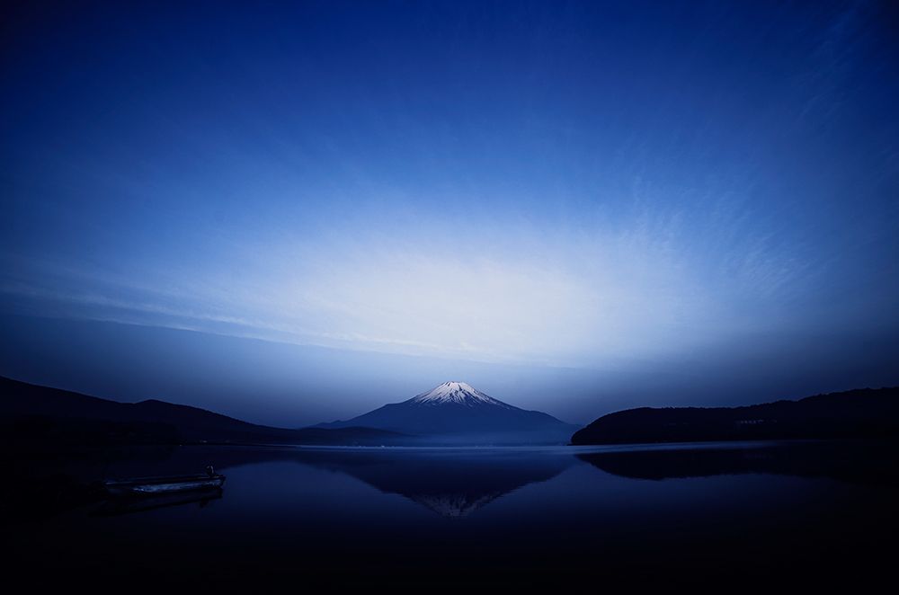 Early morning blue symbol art print by Takashi Suzuki for $57.95 CAD