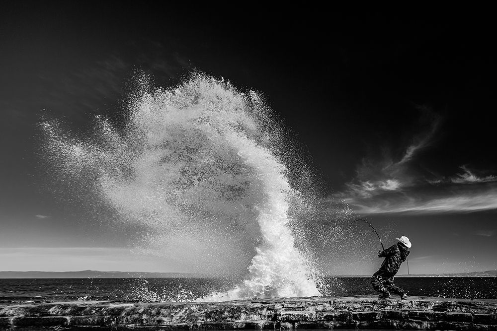Extreme  Fishing art print by Vahid Varasteh for $57.95 CAD