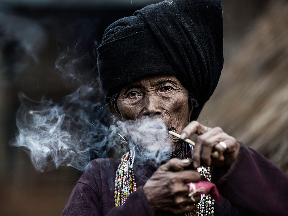 Smoking 2 art print by Amnon Eichelberg for $57.95 CAD