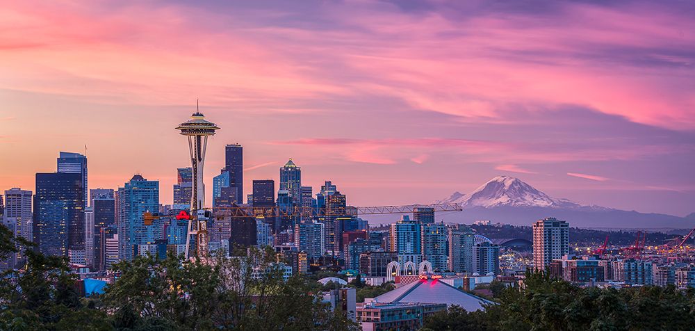 Good Morning-Seattle! art print by Michael Zheng for $57.95 CAD