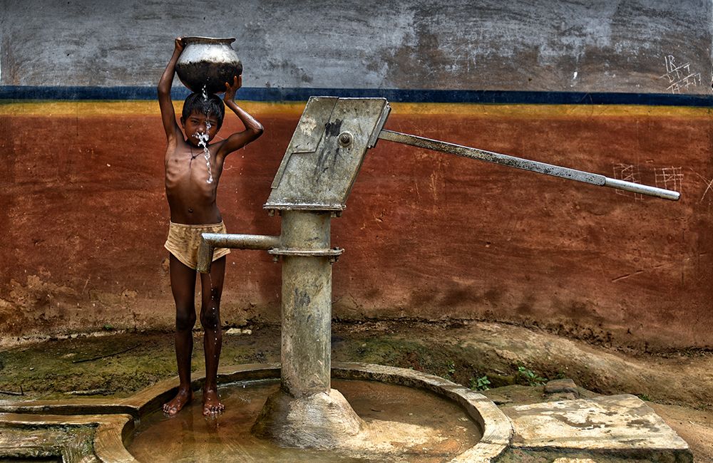 Struggle For Water art print by Avishek Das for $57.95 CAD