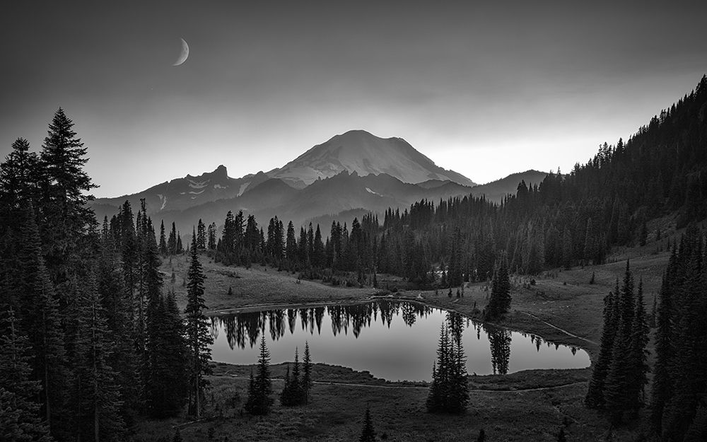 Mt. Rainier art print by Michael Zheng for $57.95 CAD