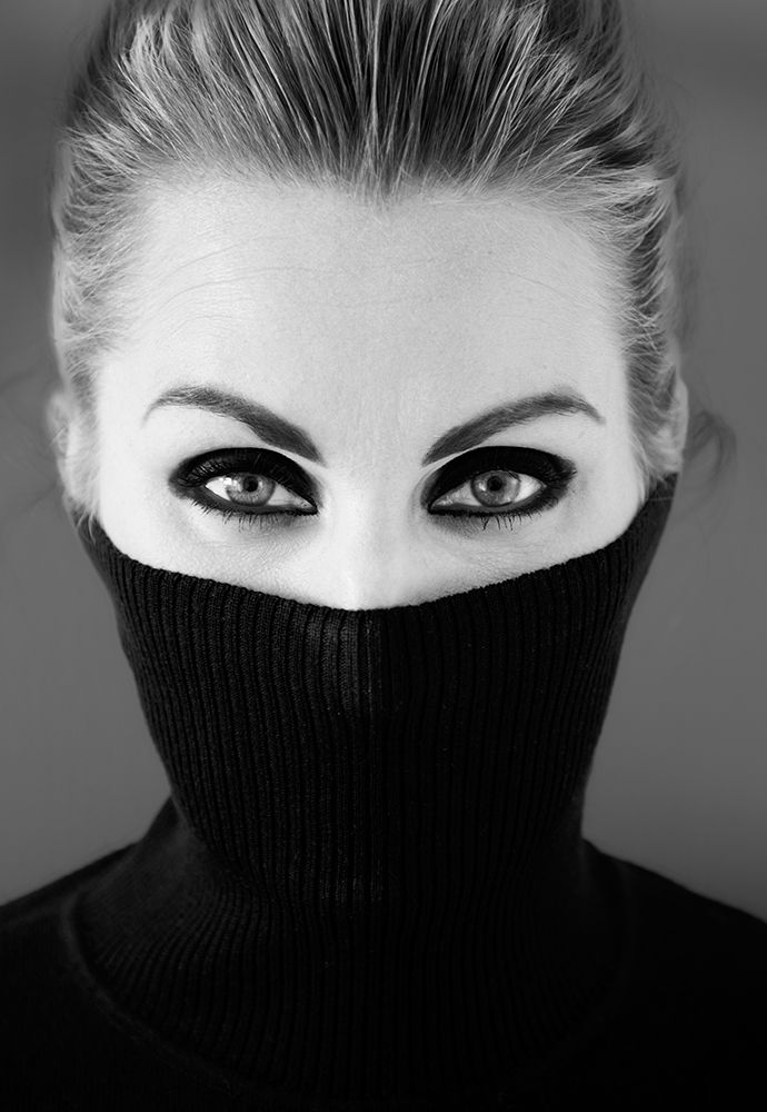 Girl In Black art print by Tom Kraaijenbrink for $57.95 CAD