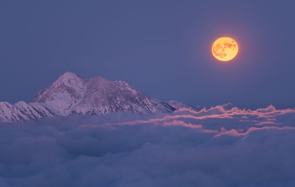 Super Moon Rises art print by Ales Krivec for $57.95 CAD