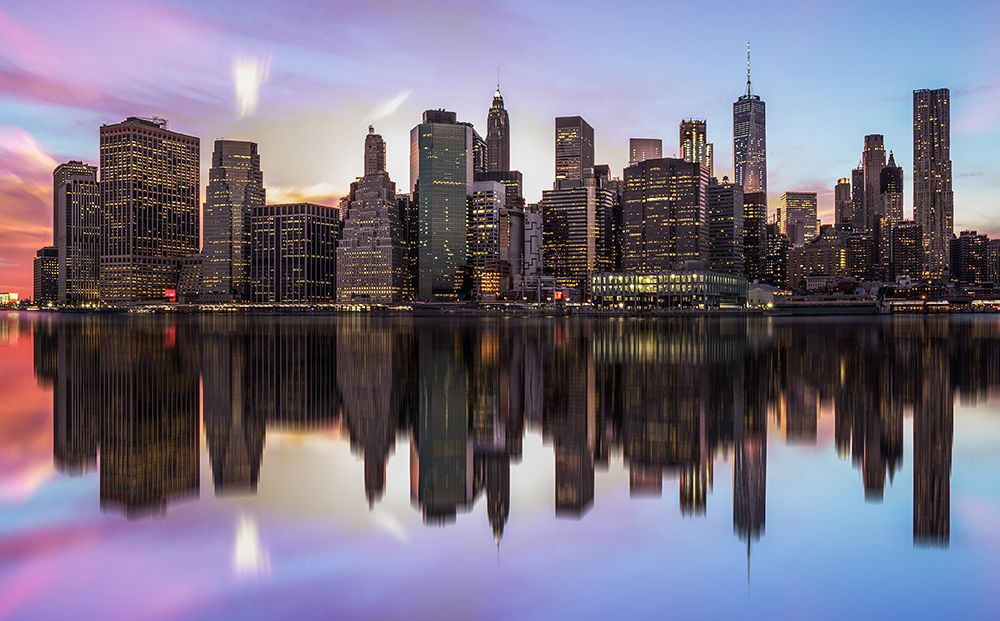 Reflections Of A Sleepless City art print by Rostislav Kralik for $57.95 CAD