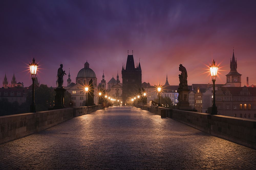 Saint Charles Bridge, Prague art print by Inigo Cia for $57.95 CAD