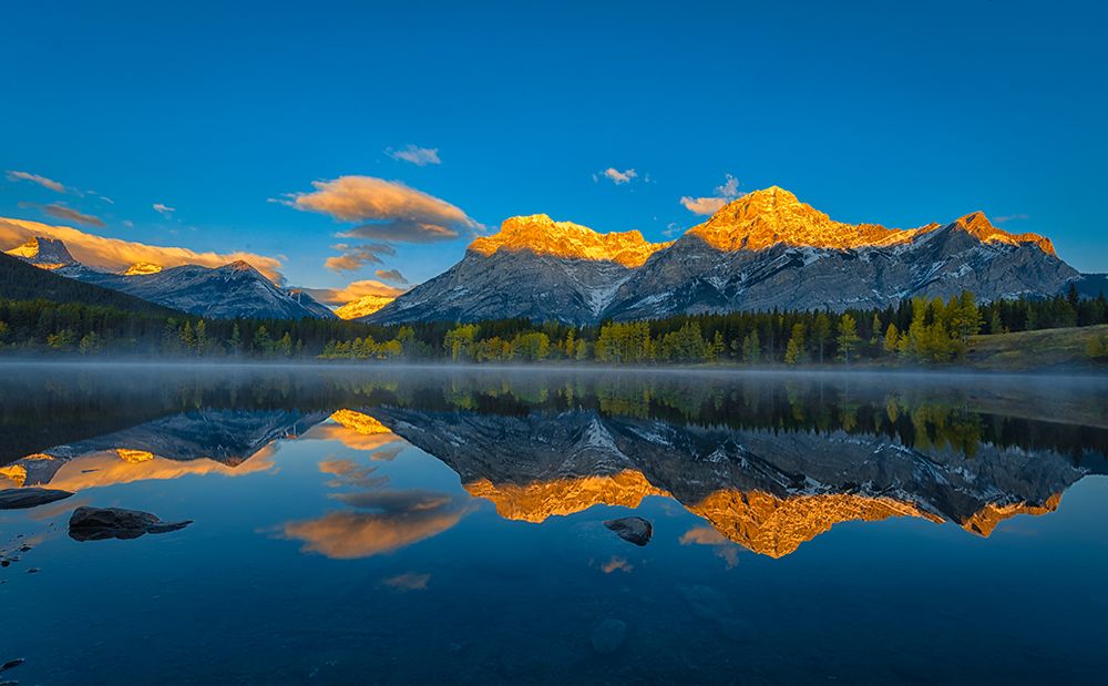 A Perfect Morning In Canadian Rockies art print by Michael Zheng for $57.95 CAD