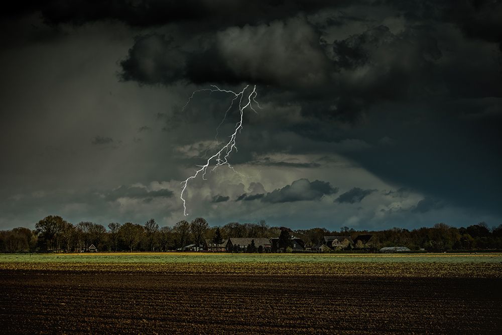 Lightning art print by Bernardine De Laat for $57.95 CAD