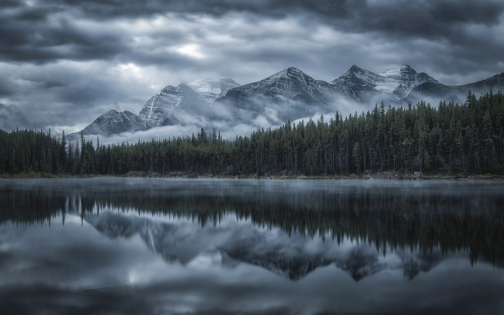 Cold Mountains art print by Michael Zheng for $57.95 CAD