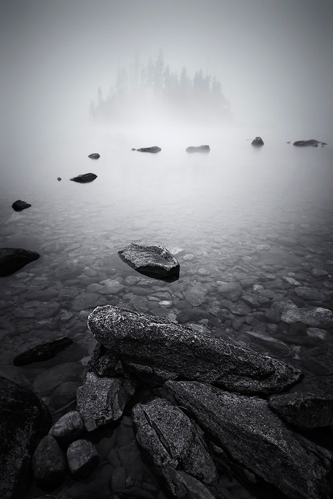 Misty Lake art print by Lydia Jacobs for $57.95 CAD