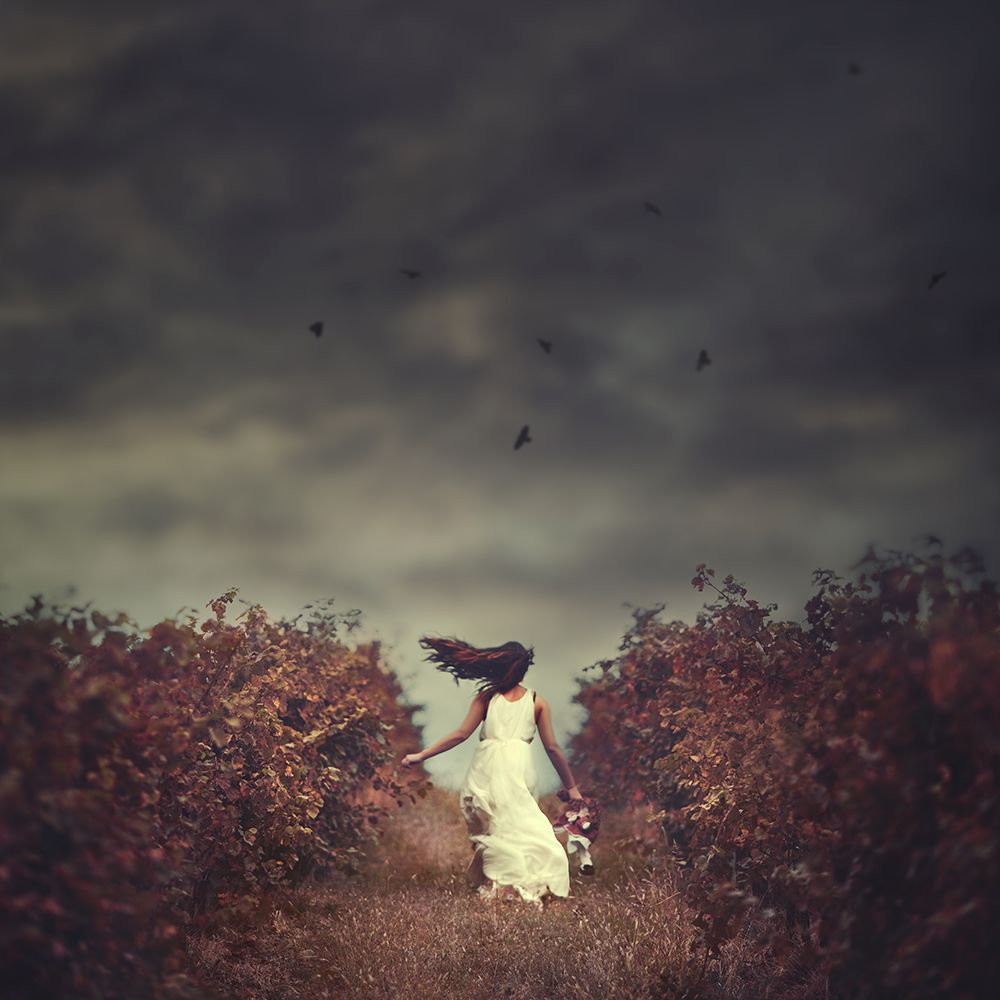 My Escape: A Girls Escape Into Her Dark Dreamworld art print by Fabio Sozza for $57.95 CAD