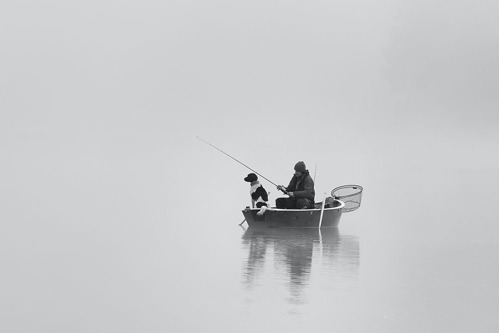 Waiting For The Big Catch art print by Uschi Hermann for $57.95 CAD