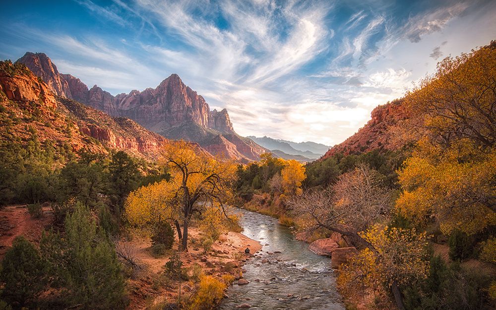 Watchman Sunset art print by Michael Zheng for $57.95 CAD