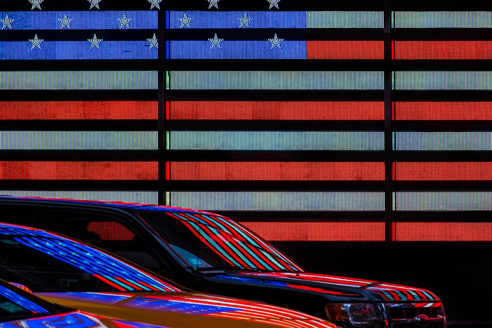Stars And Stripes Reflected art print by Linda Wride for $57.95 CAD